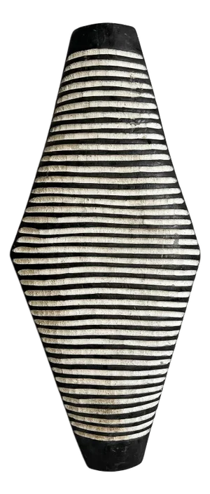 Vintage Zulu Elongated Shield Wall Decor