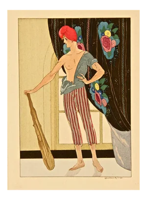 Male Figure - Original Stencil by Leonardo Brunelleschi - 1920 ca. 1920 ca.