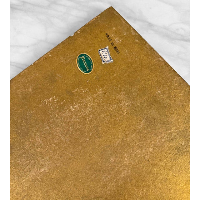 Vintage Italian Rococo Gold Gilt Library Pen Holder Desk Set For Sale - Image 10 of 10