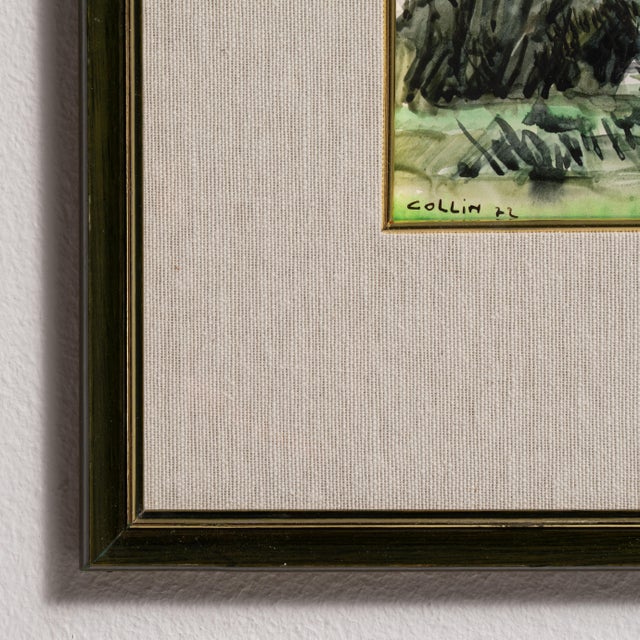 Mid 20th Century France Brown Wood Drawing For Sale - Image 13 of 15