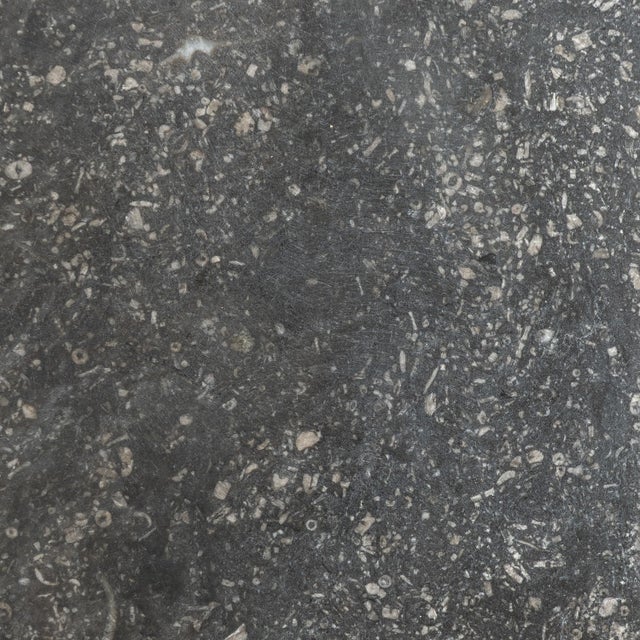 Neoclassical Wrought Iron Console With Belgian Bluestone For Sale - Image 4 of 12