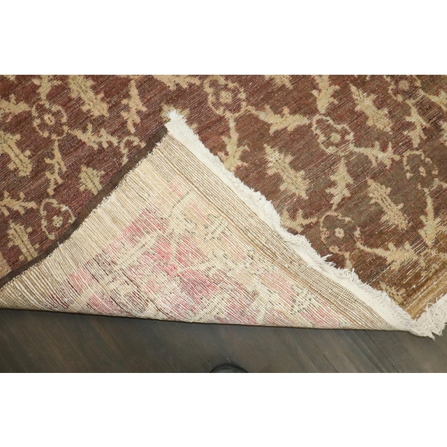 Vintage Zabihi Collection Turkish Konya Square Room Size Rug - 7'11" x 9'2" For Sale - Image 4 of 12