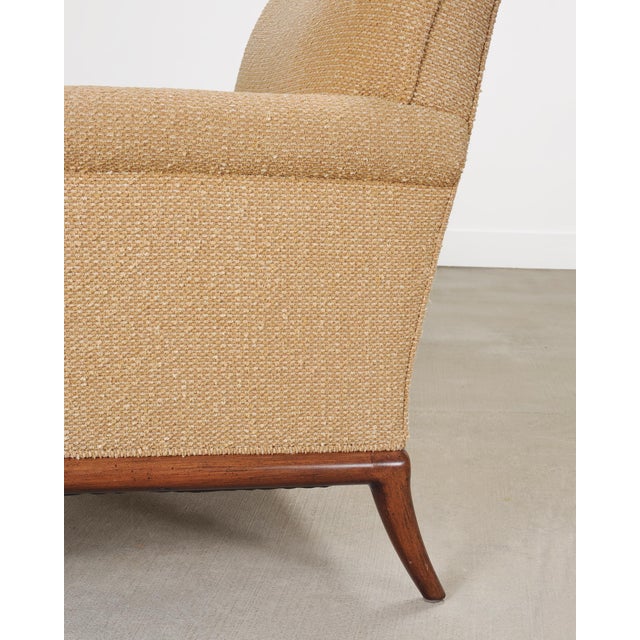 Pair of A. Rudin "No. 600.1" Hardwood Boucle Lounge Armchairs For Sale - Image 11 of 18