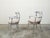 Vintage Pair of Mid-Century Steel Armchairs with Custom Cushion and Saber Legs For Sale - Image 9 of 11