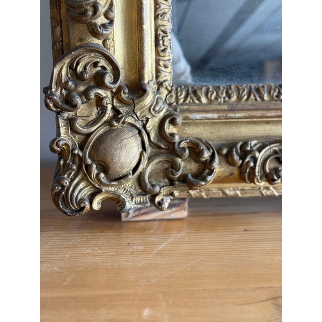 Wood Large 19th c. Napoleon The Third Mirror For Sale - Image 7 of 8