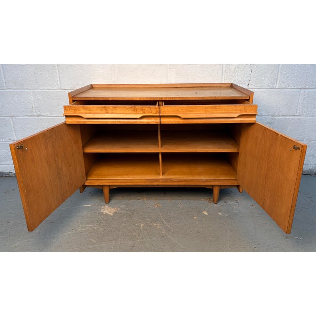 Mid 20th Century Maple Buffet by Crawford Furniture For Sale - Image 9 of 13