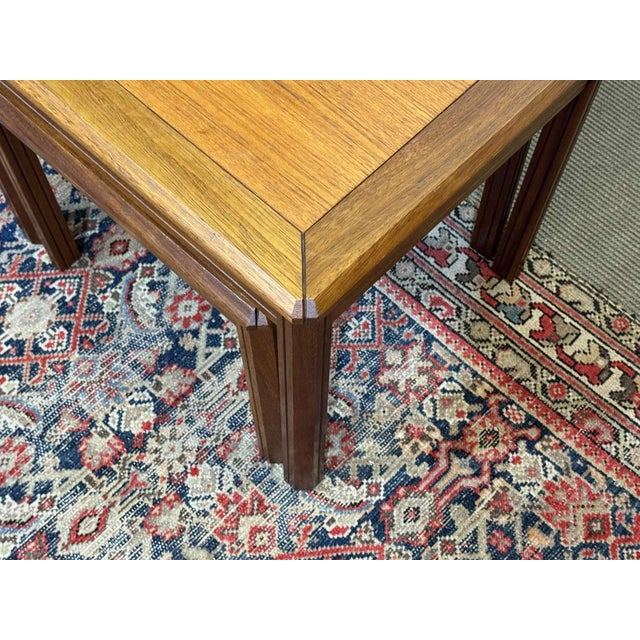 Brown Vintage Nesting Teak Tables, 1970s, Set of 3 For Sale - Image 8 of 13