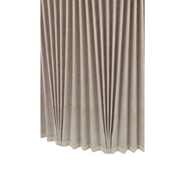 Stiffel Inverted Knife Pleated MCM Shades - A Pair For Sale - Image 9 of 18