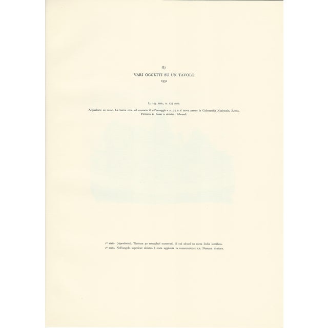 1950s Giorgio Morandi, Various Objects on a Table, 1931-1957, Lithograph For Sale - Image 5 of 7