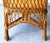 Tan Vintage Armchair in Woven Rattan For Sale - Image 8 of 10