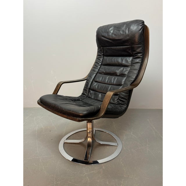 Mid-Century Design Göte Möbler T213 Swivel Chair, Sweden, 1970s For Sale - Image 12 of 14