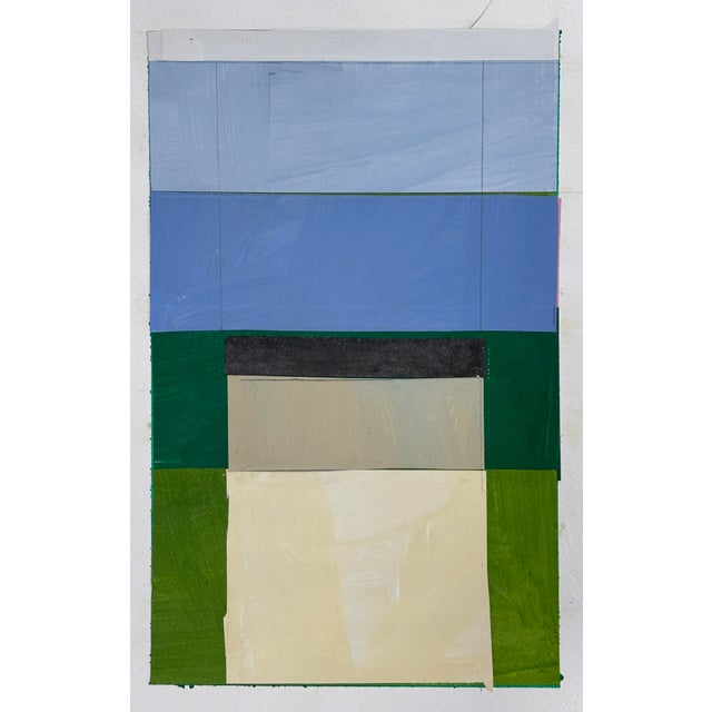 Discover the allure of contemporary art with this stunning 8x12" original collage painting, expertly crafted to bring...