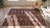 Special Auburn Brown Ground Color With Multicolor Diamond Pattern Geometric Design Antique Central Asian Chodor Turkmen Rug For Sale - Image 14 of 16