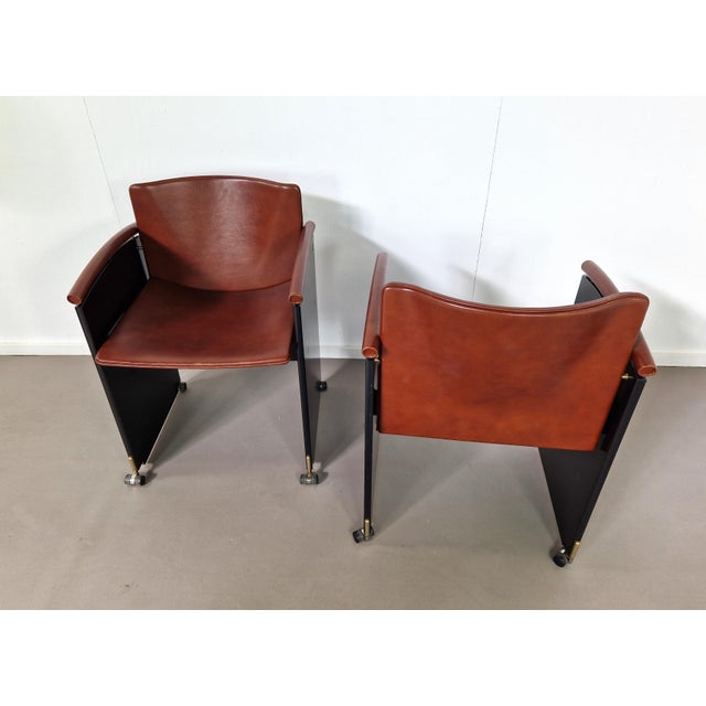 Postmodern Arco Armchairs, 1991, Set of 2 For Sale - Image 3 of 14