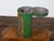 Metal English 19th Century Parnall & Sons Green Painted Tea Box with Glass Front For Sale - Image 7 of 12