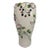 1980s Tall Ceramic Floral Floor Vase or Umbrella Stand For Sale