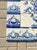 Ceramic 18th Century Portuguese Baroque Blue & White Flower Vase Tile Panel For Sale - Image 7 of 16