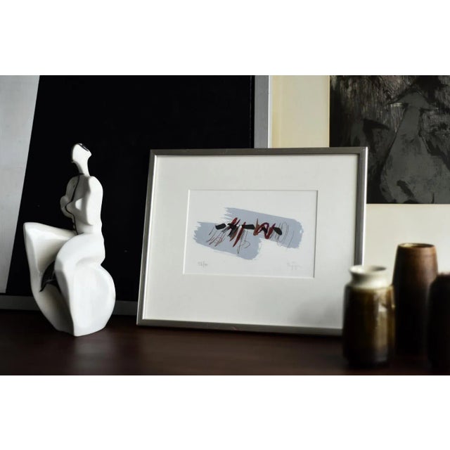 Lars Sjögren, Komposition Color lithograph Number 52/70 The work is signed by the artist and individually numbered...