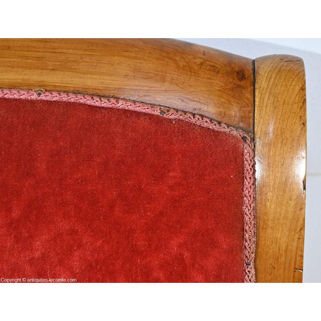 Set of 1st Part 19th Century Louis Philippe Cherry Wood Armchairs For Sale - Image 11 of 18