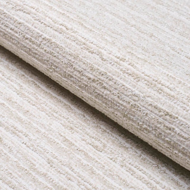 SAMPLE - Schumacher Stucco Texture Indoor/Outdoor Fabric In Ivory For Sale