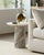 Elevate your living space with the Portola End Table, a stunning embodiment of minimalist modern design. Crafted in India...