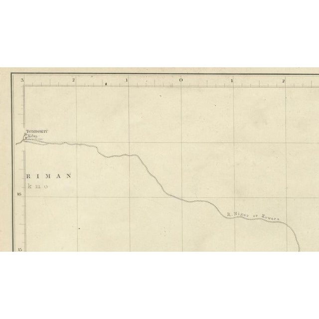 Antique Niger River Map, Arrowsmith, British Expedition Under Trotter, 1855 For Sale - Image 9 of 11