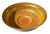 Steuben Gold Aurene on Calcite Large Iridescent Art Glass Fruit Bowl or Center Bowl.