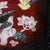 Brown Late 20th Century Square Wooden Tray With Mother-of-Pearl Bird and Pomegranate Inlay For Sale - Image 8 of 10