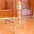 19th Century Pair of Antique English Turned Brass Andirons With “Beehive” Feet For Sale - Image 5 of 11