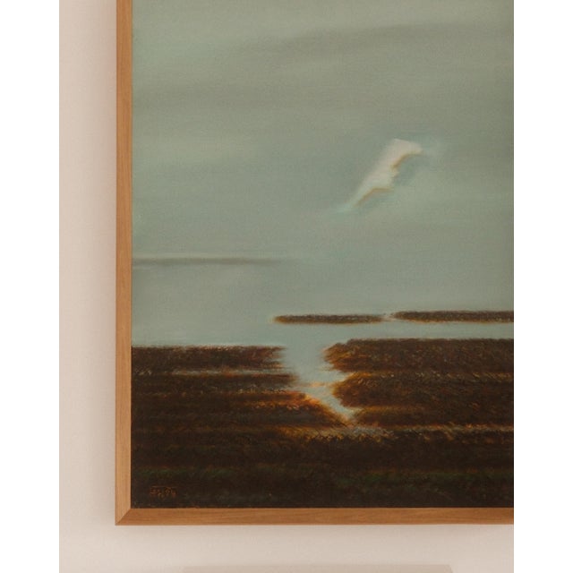 Georg Herzig, Abstract Composition, 1994, Oil on Canvas For Sale - Image 3 of 6