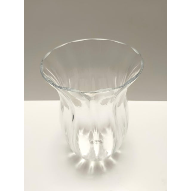 1990s Transparent Murano Glass Vase by Moretti and Nason, Italy, 1990s For Sale - Image 5 of 10