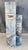 Paper Mache hand painted marble book boxes in Tiffany Blue and Gray. Boxes are distressed and have blue ribbons to tie...