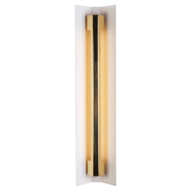 Large Misalliance Ex Pure White Wall Light by Lexavala For Sale