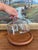 Vintage Mid-Century Modern Glass and Teak Cheese Dome by Goodwood Thailand For Sale - Image 9 of 9