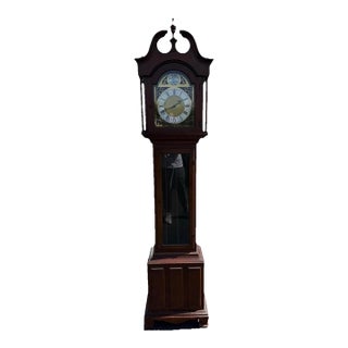 Howard Miller Barwick Grandfather Clock Westminster Chime Tall Case Fully Working For Sale