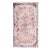 Vintage Turkish Hand-Knotted Wool Cotton Pink Area Rug For Sale