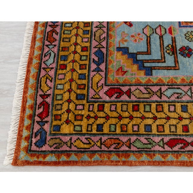 8x10Ft. Brunt Orange Persian Hand Knotted Wool Rugs For Sale - Image 10 of 18