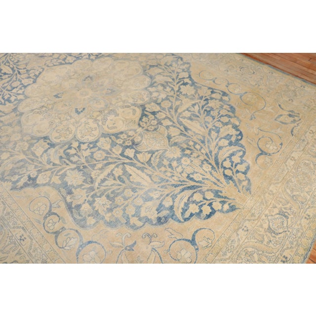 Antique Zabihi Collection Persian Tabriz Rug For Sale - Image 12 of 12