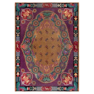 Doris Leslie Blau Vintage Viennese Art Nouveau Rug For Sale