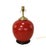 Early 21st Century Chinese Red-Glazed Ceramic Table Lamps - Pair For Sale - Image 5 of 9
