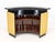 Art Deco Art Deco Style Black Lacquered & Brass Bar Cabinet For Sale - Image 3 of 10