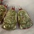 Glass Set of 4 Antique German Mercury Glass Santa Christmas Ornaments For Sale - Image 7 of 7