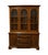 Ethan Allen Heirloom Nutmeg Maple Colonial Early American 56" Buffet W. Lighted Display China Cabinet 10-6067 / 10-6069 For Sale In Kansas City - Image 6 of 12