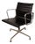 EA 108 Office Chair in Black Leather with Polished Aluminum Frame by Charles and Ray Eames for Vitra For Sale