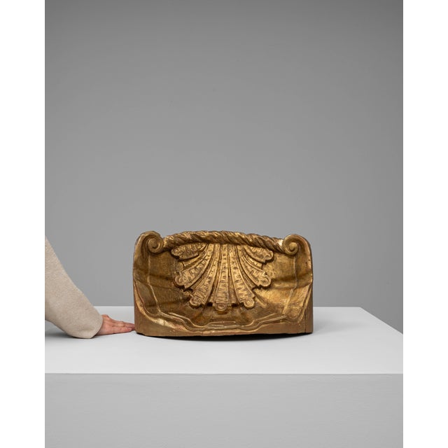 1800s French Gilded Wood Ornament For Sale - Image 17 of 18