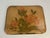 Vintage Exotic Flower Fabric Covered Tray For Sale In Cleveland - Image 6 of 11