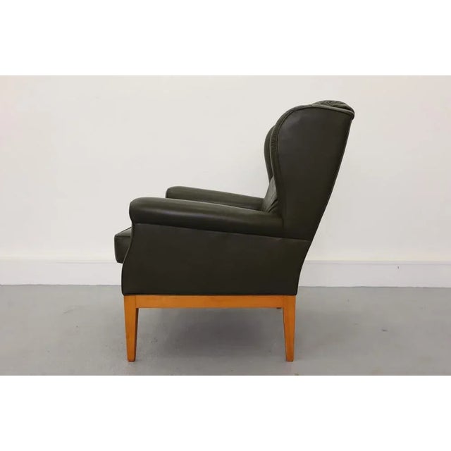 Vintage Leather Armchair, 1960s For Sale - Image 10 of 15