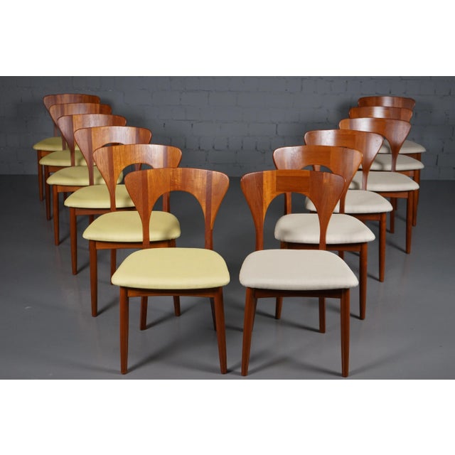 Mid-Century Peter Dining Chairs by Niels Koefoed for Koefoeds Hornslet, 1950s, Set of 6 For Sale - Image 15 of 16