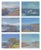 Mendocino Coast, Set of Six Original Oil Paintings by Michelle Farro For Sale - Image 9 of 9