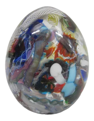 Vintage Murano End of Day Glass Paper Weight